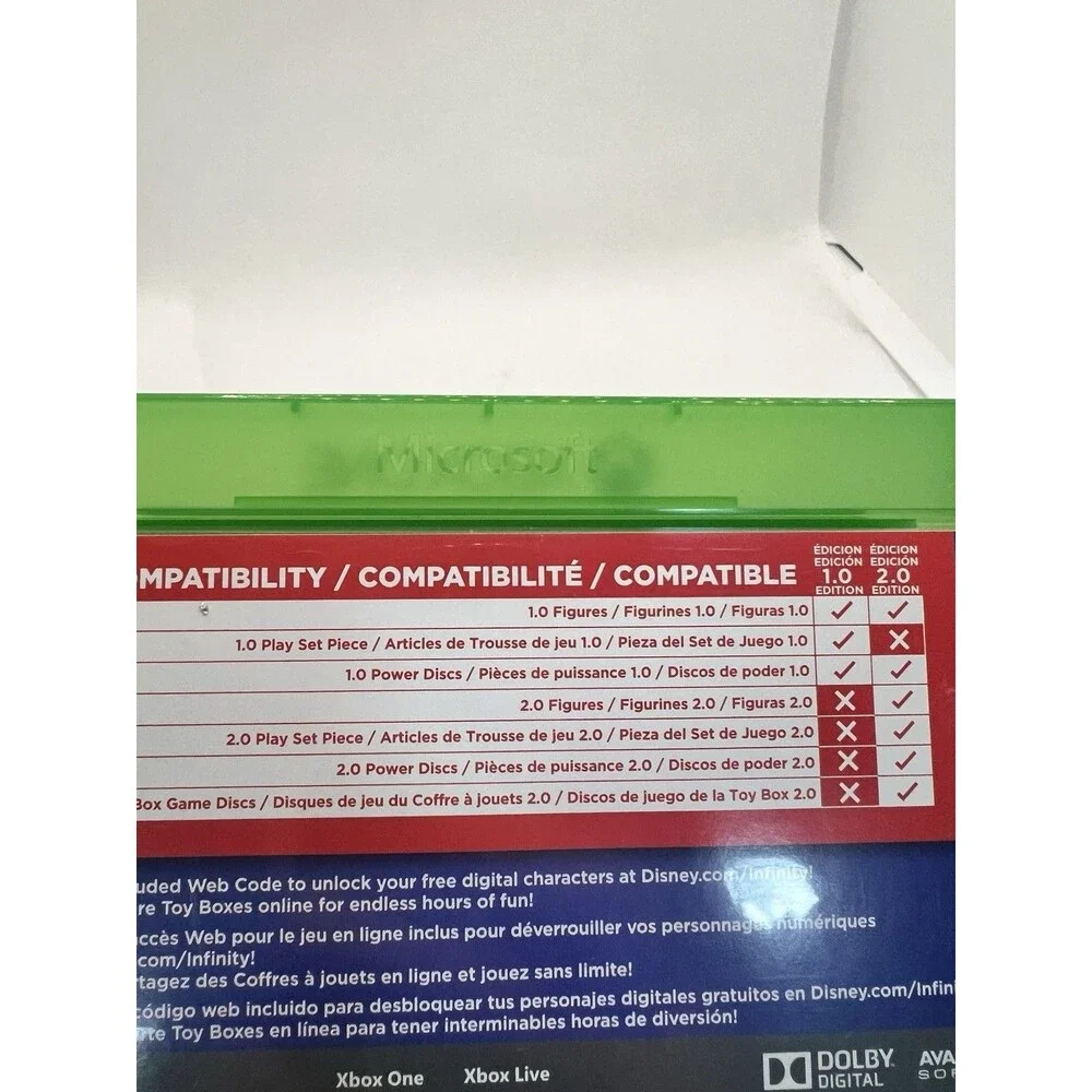 Disney Infinity (2.0 Edition) (Microsoft Xbox One, 2014) - CIB Complete - Tested